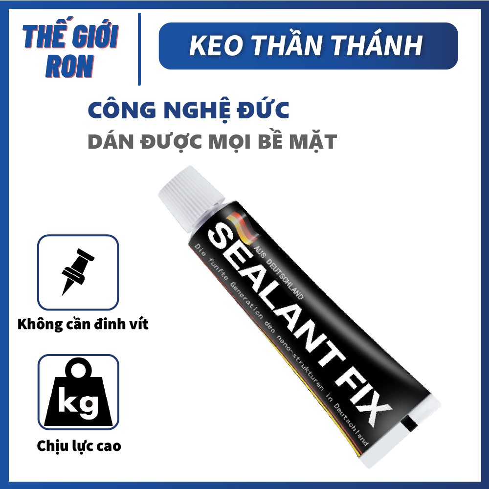 Tuýp Keo Dán Sealant Fix Keo Dính Siêu Chắc, Đa Năng 18gram/40gram Dán Mọi Bề Mặt