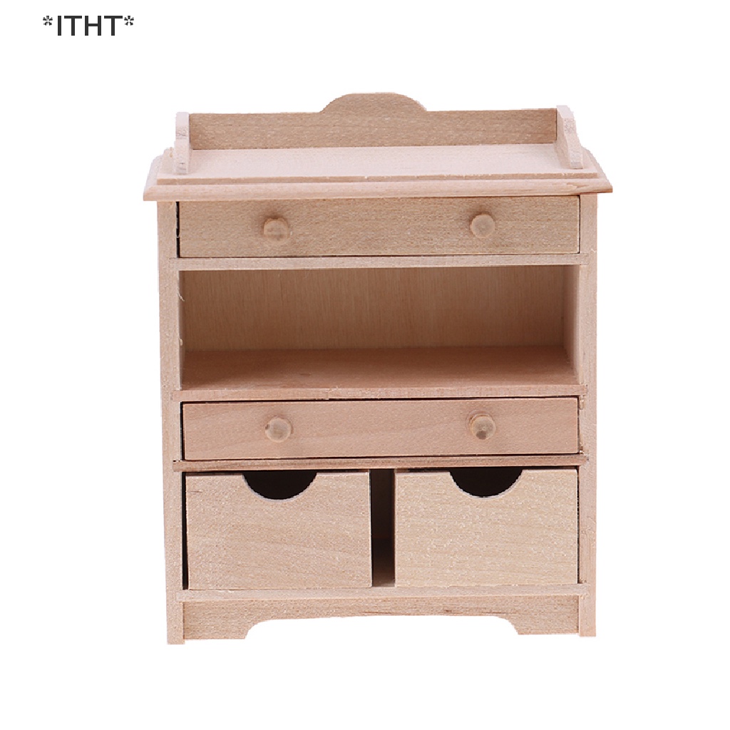 Mô Hình Tủ Nội Thất Trang Trí Nhà Búp Bê Tỉ Lệ 1: 12