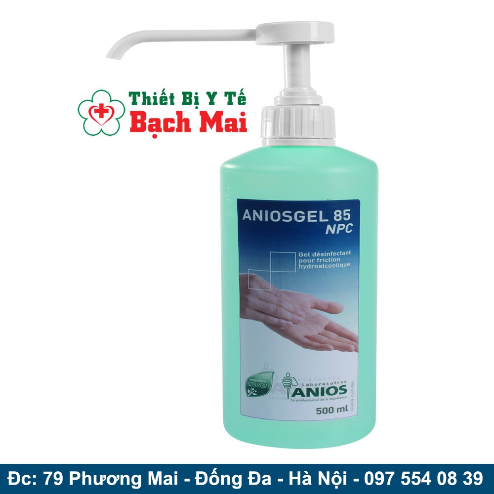 [Phòng Dịch Chân Tay Miệng] Dung Dịch Rửa Tay Khô Sát Khuẩn Anios Gel 500ml - Pháp