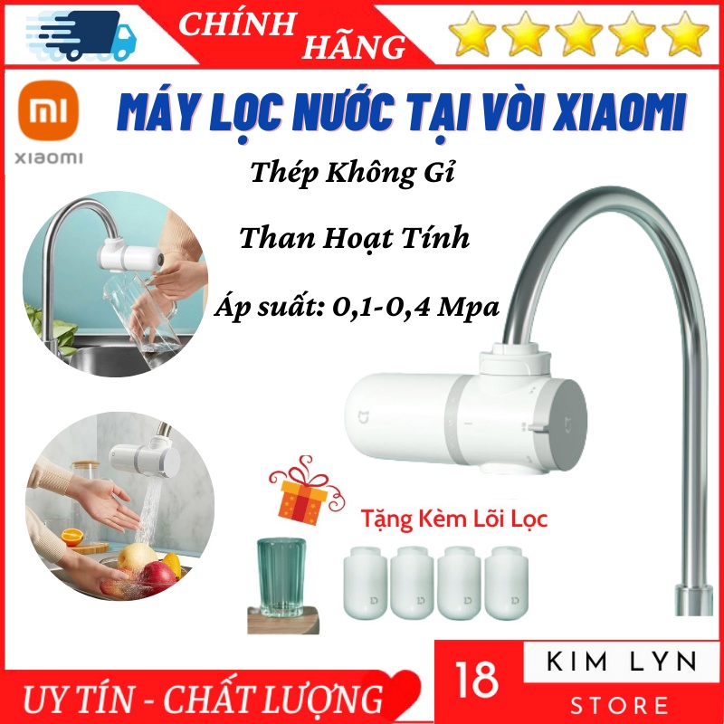 Máy lọc nước tại vòi xiaomimáy lọc nước mini an toàn cho sức khỏe, nhỏ gọn, tiện lợibảo hành 12 tháng