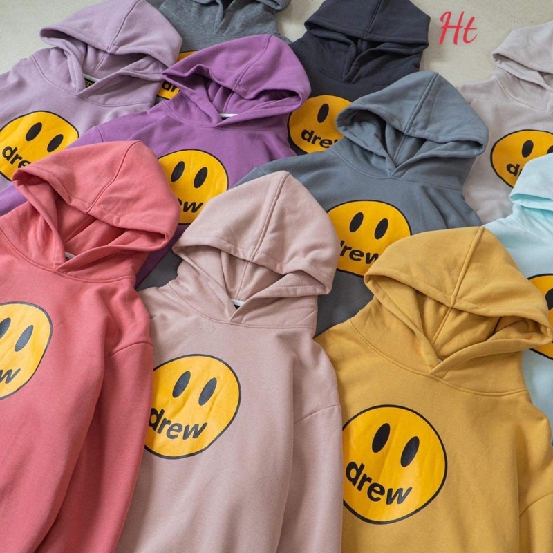 Áo hoodie Drew mặt vàng tròn H2A