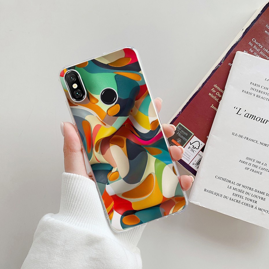 Ốp điện thoại tpu mềm in hoa cho Xiaomi Redmi Note 5 Redmi Note 5