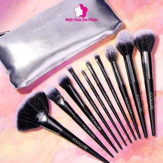 Bộ Cọ FOCALLURE Makeup Brushes Kit (10 Cây)