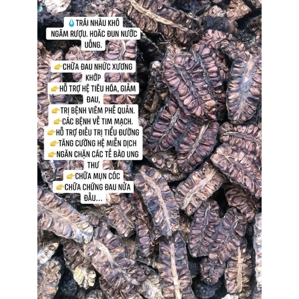 1KG Quả Nhàu Khô đẹp.ngon.thơm
