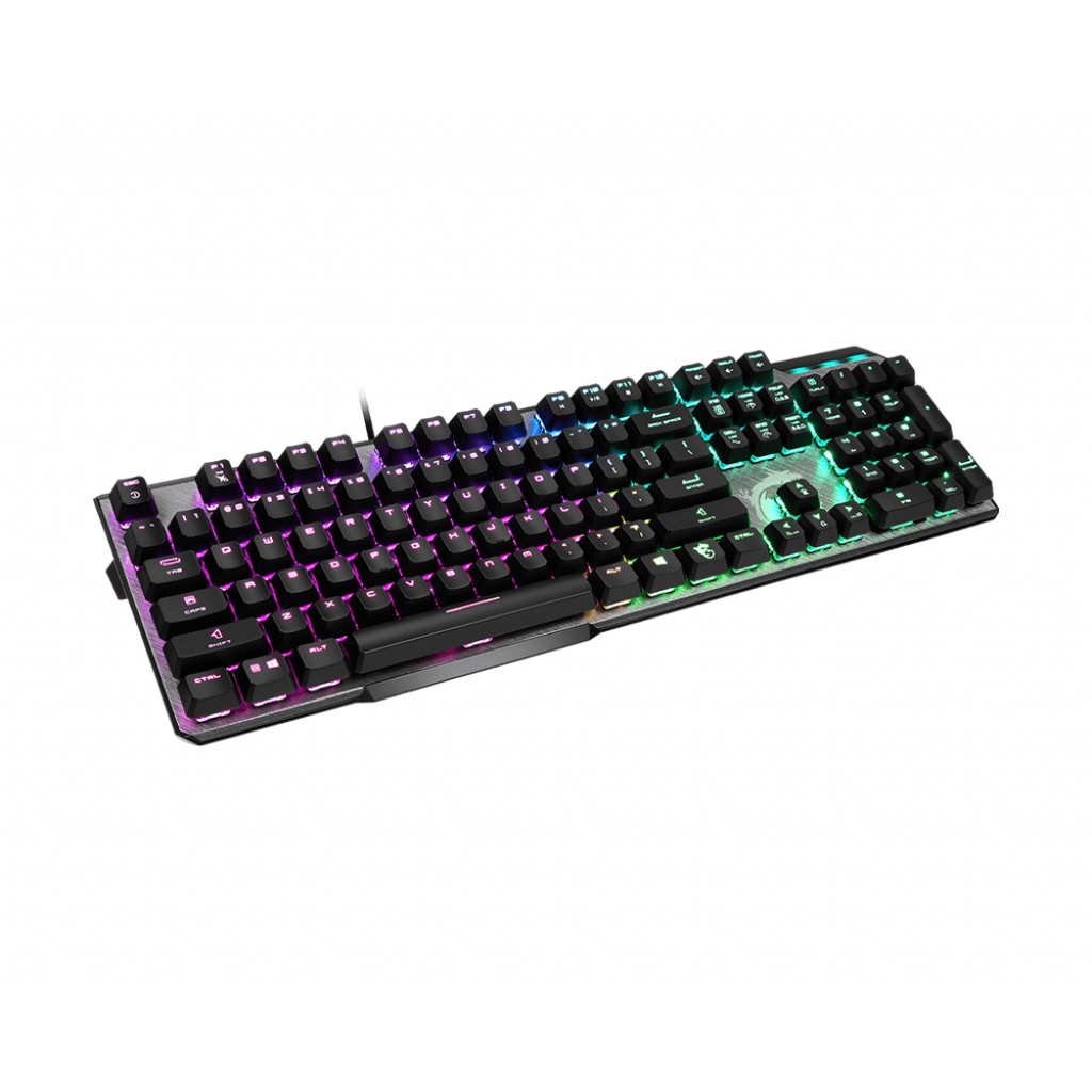 Bàn phím cơ gaming MSI Vigor GK50 Elite LL US màu đen (Kailh standard white switches)