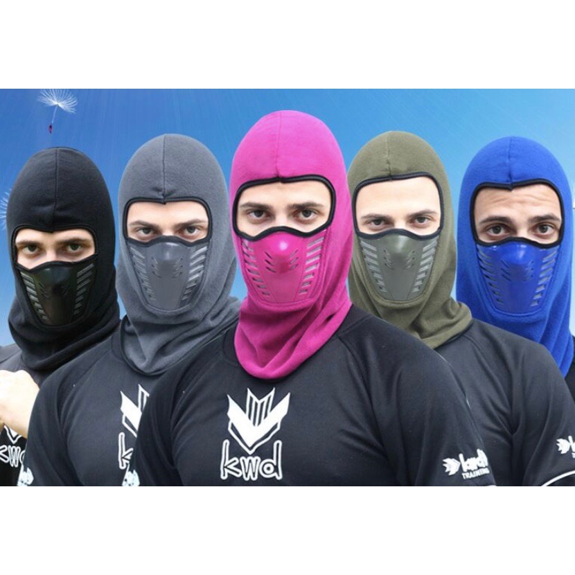 Khăn ninja trùm đầu lọc bụi than hoạt tính đi phượt giá rẻ