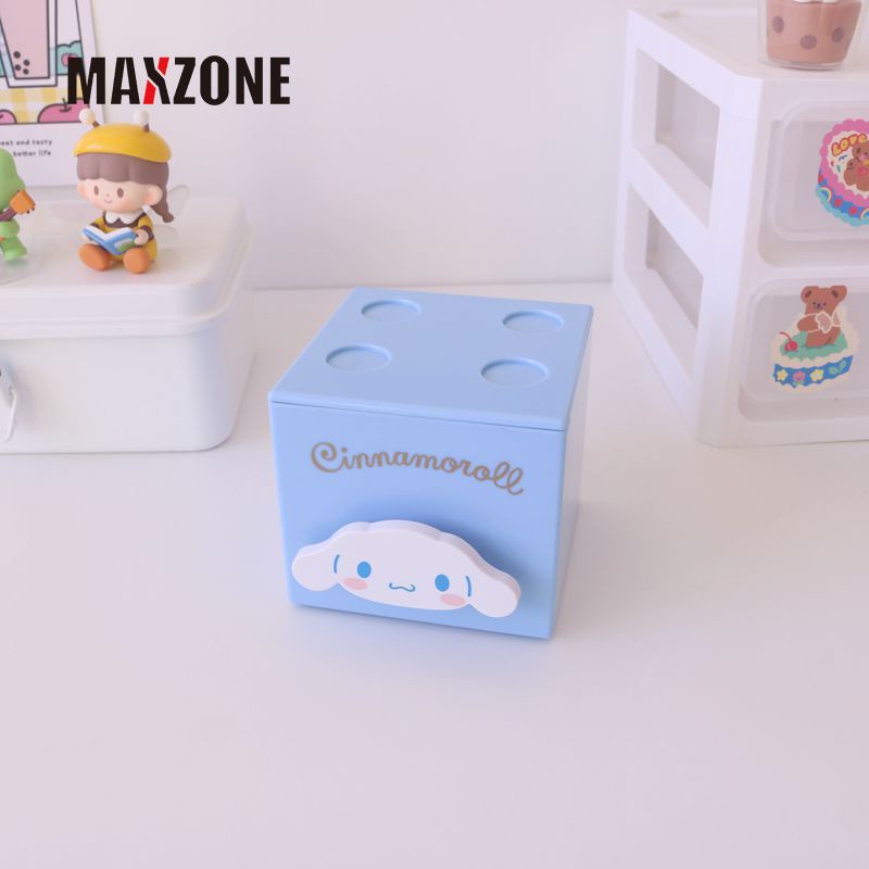 SANRIO Hộp Đựng Đồ Dùng Để Bàn Thiết Kế Độc Đáo Dễ Thương Cho Nữ