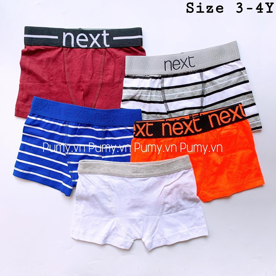 SET 05 QUẦN BOXER NEXT BÉ TRAI SET NGẪU NHIÊN