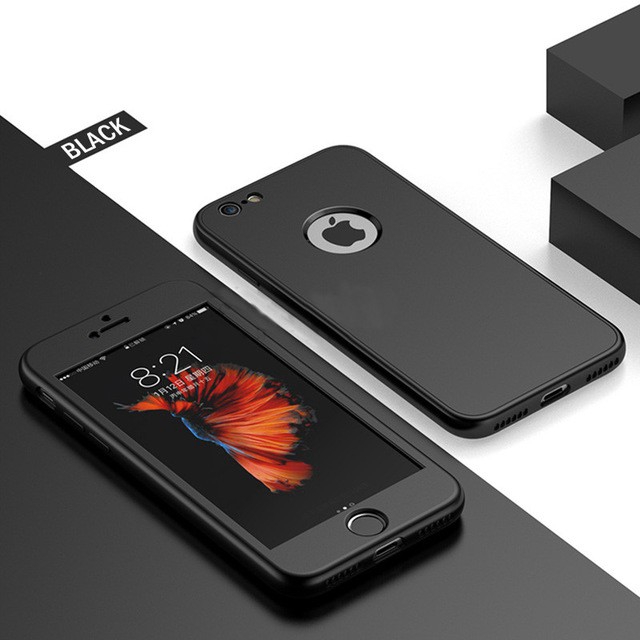 Ốp lưng mềm bảo vệ toàn diện cho iPhone 5 5s SE 6 6s 8 7 Plus X XS Max XR 360° Full Cover Phone Case | BigBuy360 - bigbuy360.vn