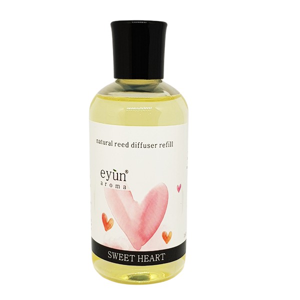 Tinh dầu Refill (thay thế, bổ sung) 180ml, hương Sweet Heart, dùng cắm que khuếch tán, rót vào bộ cắm đã cạn tinh dầu