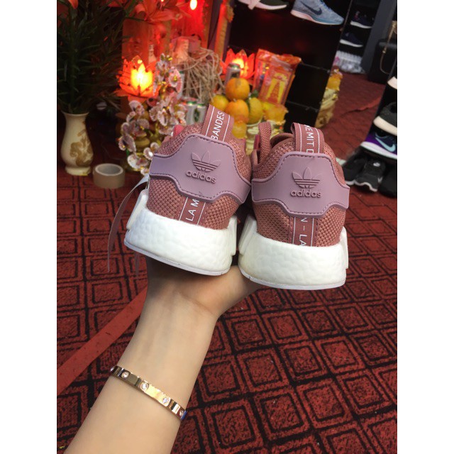 Giày thể thao  Sneaker  nmd  hồng đất( tặng móc khoá )