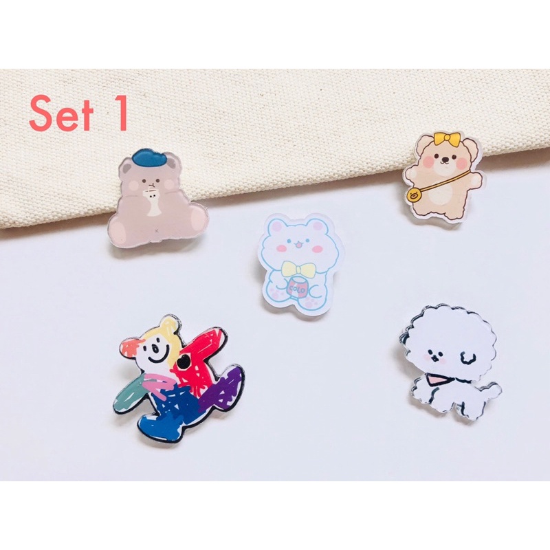 SET PIN (gắn balo, túi xách)