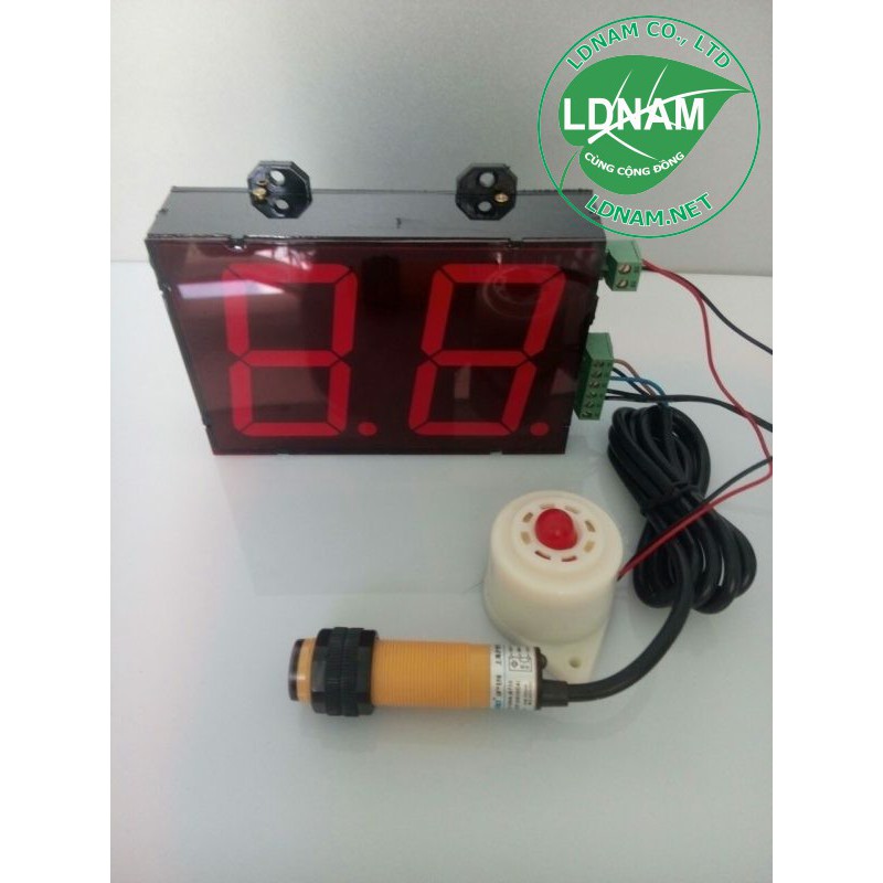 Bộ đếm counter 2 số LED 7 đoạn loại lớn LDNam