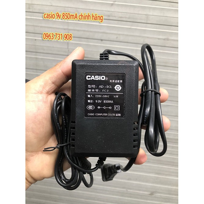 Adapter- nguồn đàn casio 9v 850mA (xịn) chính hãng
