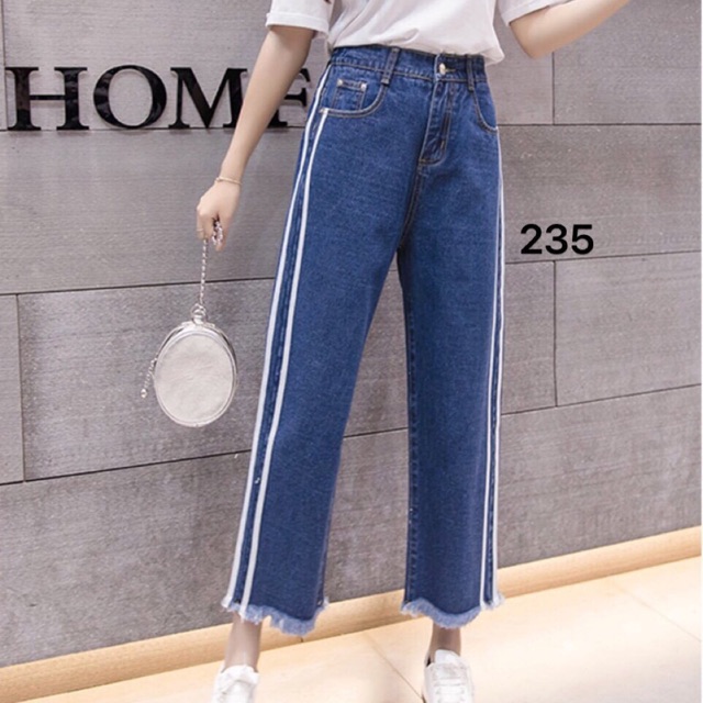 ⚡️Quần Baggy Ống Rộng Sọc Trắng - 3042