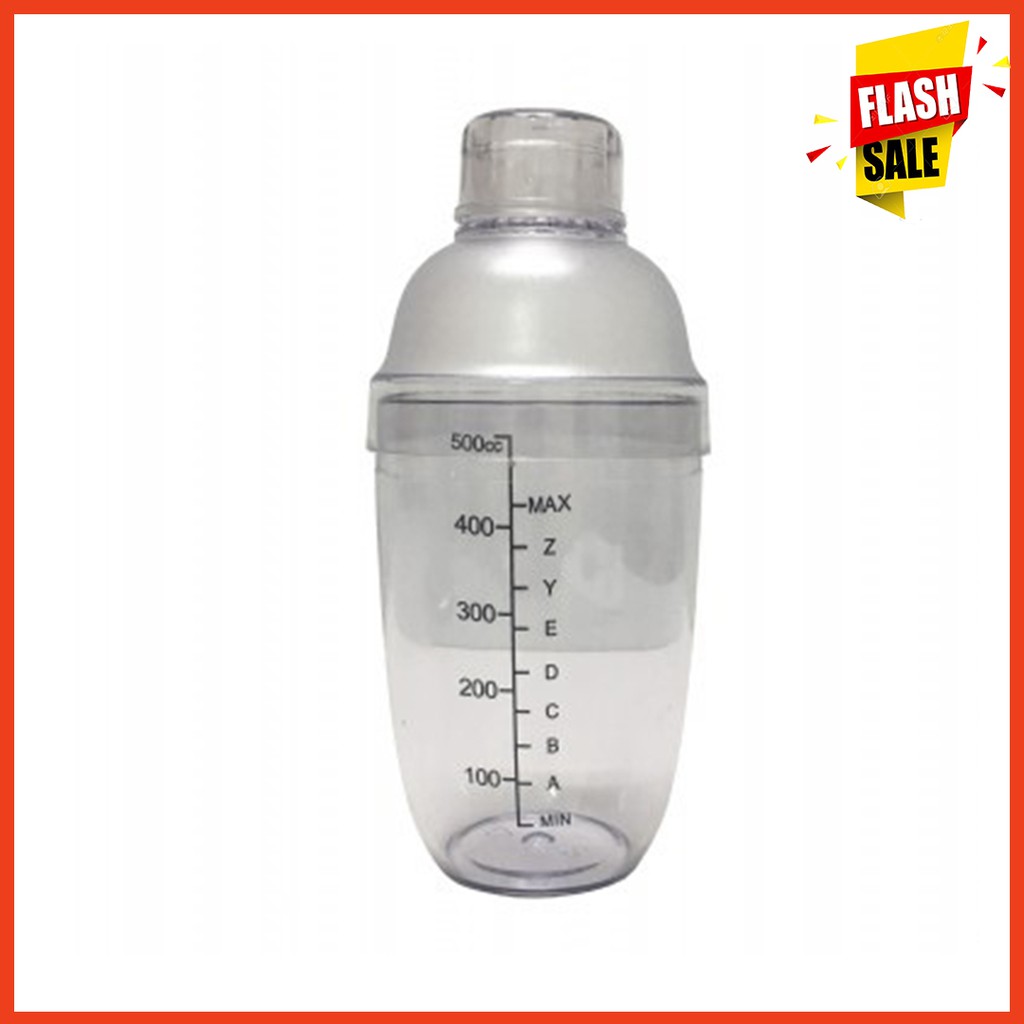 Shaker bình lắc pha chế 350ml ,530ml ,700ml  ,1000ml ( vạch đen )