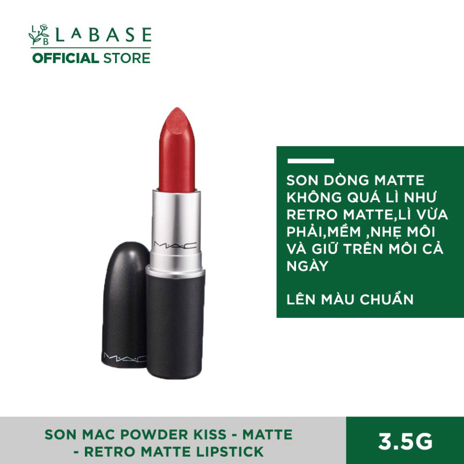 Son MAC Powder Kiss - Matte - Retro Matte Lipstick Fullsize A59