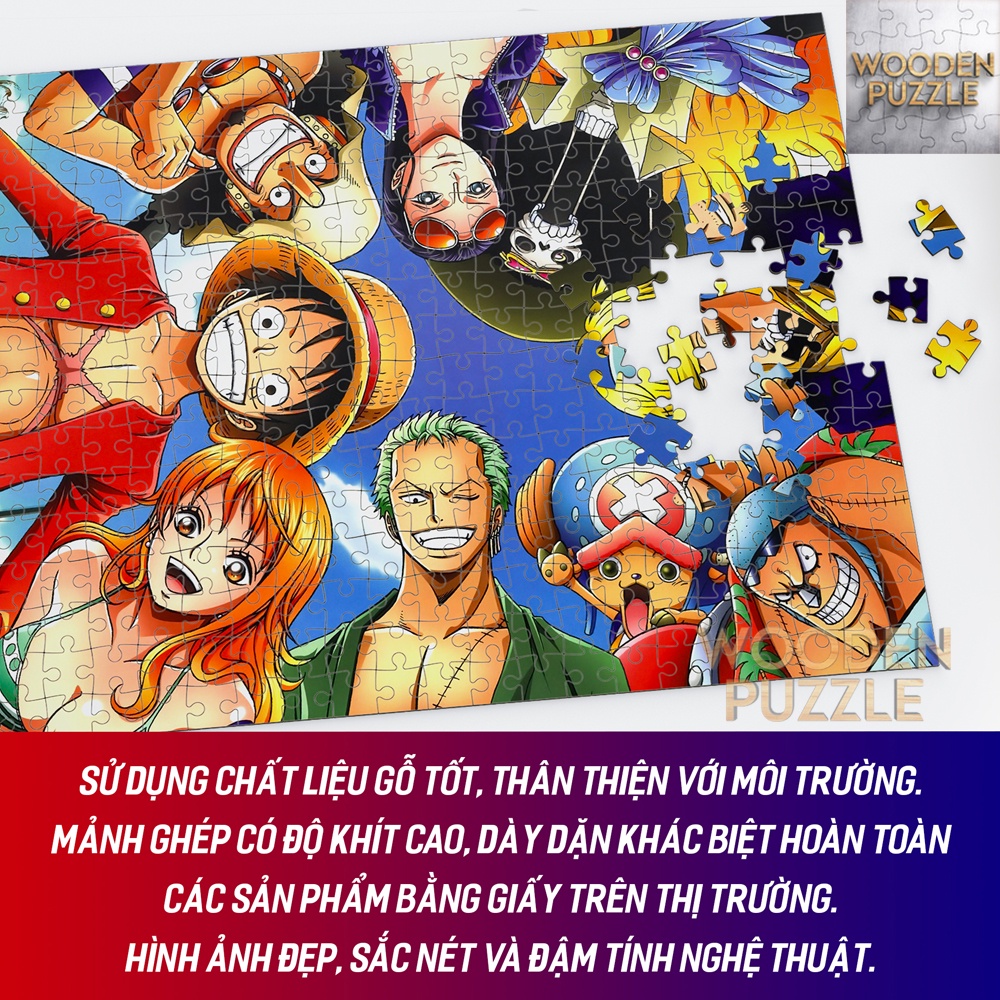 Tranh xếp hình naruto minato 300 - 500 mảnh ghép,bộ ghép hình,bộ xếp hình WP228