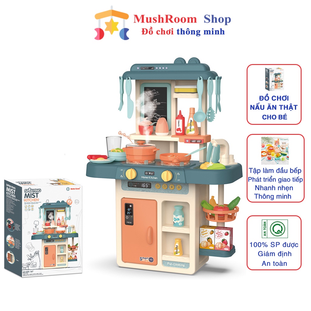 Đồ chơi nấu ăn MUSHROOM tập làm đầu bếp giúp bé phát triển giao tiếp, nhanh nhẹn, thông minh