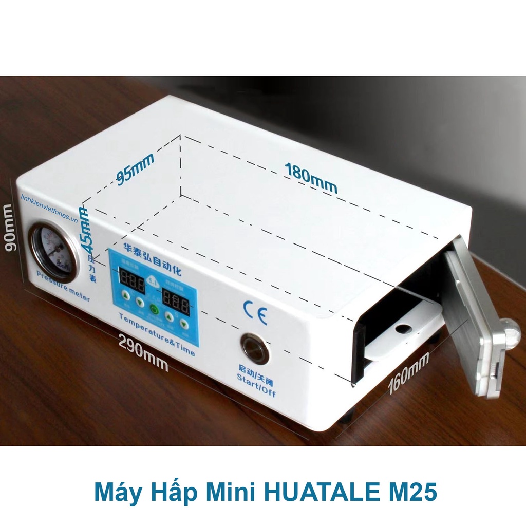 Máy hấp mini Huatale M25 hấp màn hình điện thoại