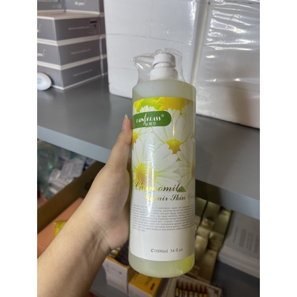 Nước Hoa Hồng Hoa Cúc Chai 1000ml Chăm Sóc Da Trong Spa, Thẩm Mỹ Viện