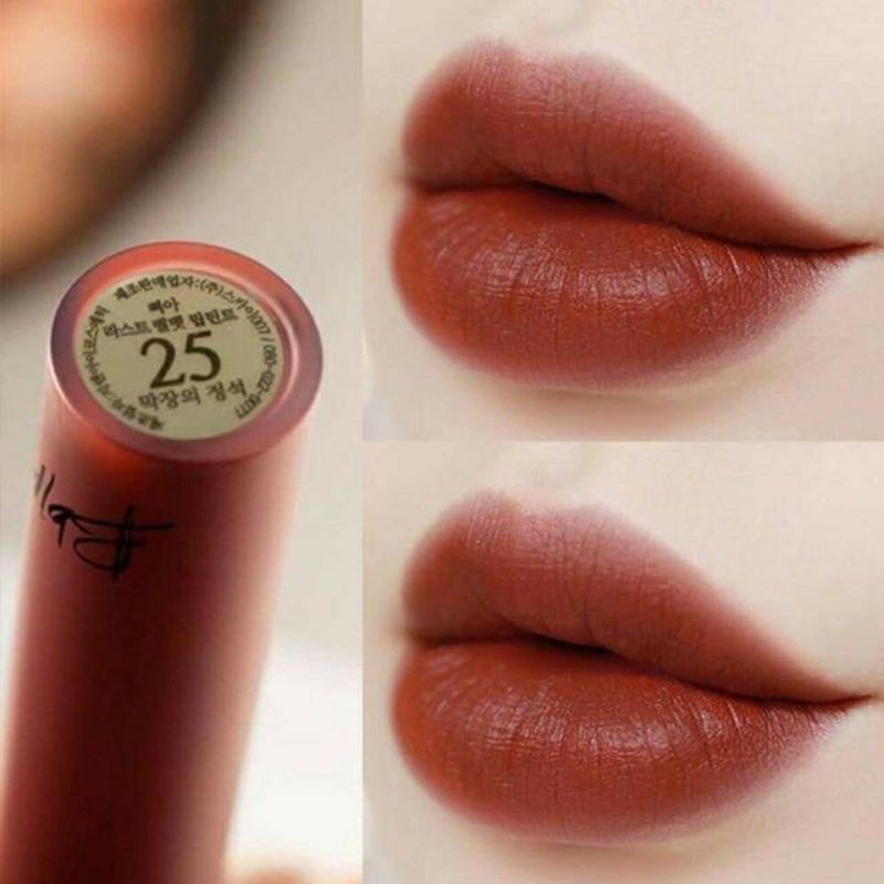 Son kem lì BBIA Last Velvet Lip Tint màu 25 - Version 5 - Hàn Quốc