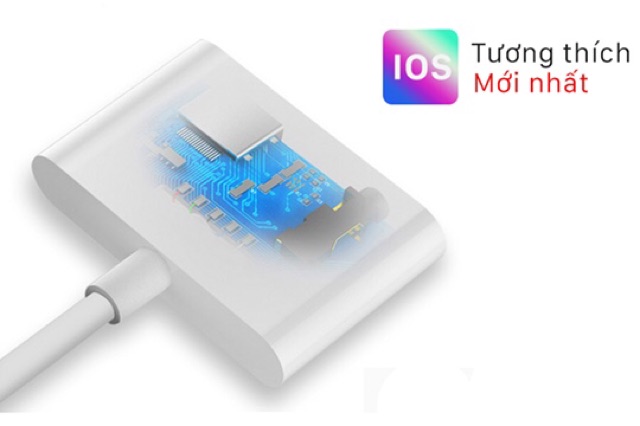 Cáp Chuyển Đổi Lightning Sang 3.5mm Kèm Chân Sạc