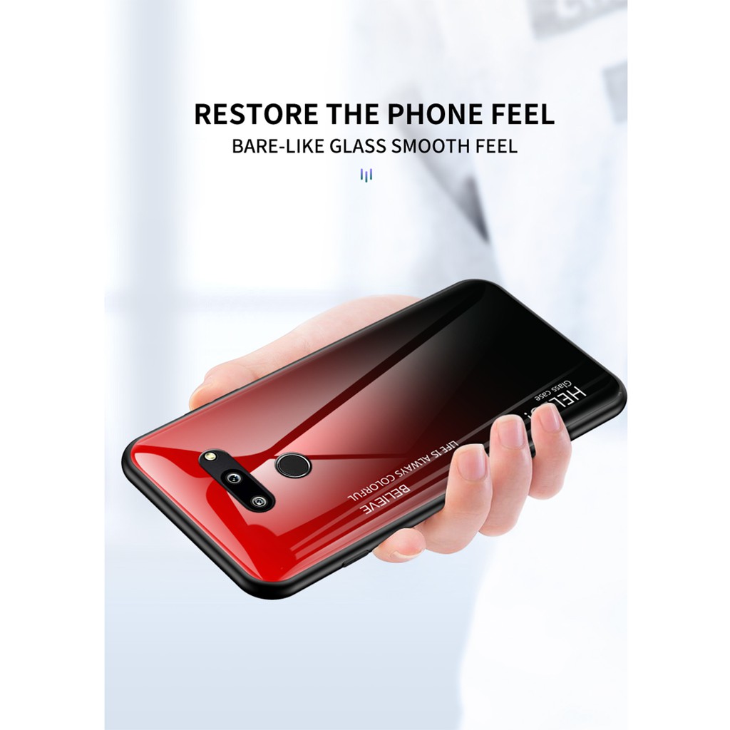 LG G5 G6 G7 G8 Thin G9 V60 Tempered Glass Phone Case Hard Cover