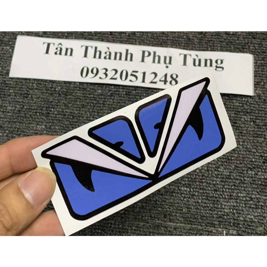 Tem decal mắt Fendy 10x5cm-giá 1 tem