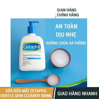 Sữa rửa mặt Cetaphil 500ml - ĐỦ BILL CHEMIST - DATE XA