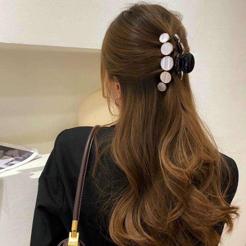 Kẹp tóc đứng, gấp tóc, bấu tóc đính đá nhân tạo sang chảnh cho bạn gái