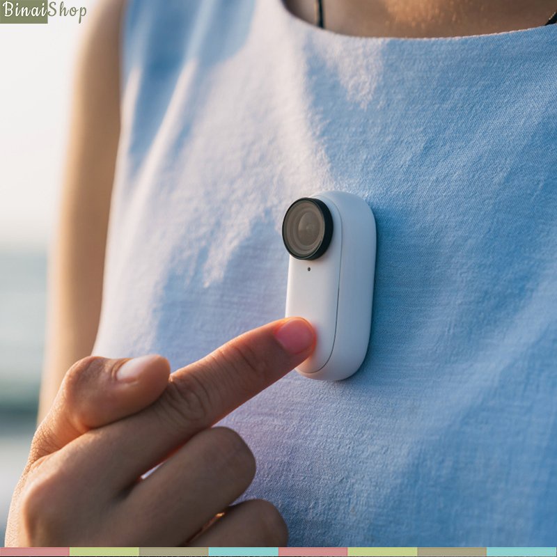 Insta360 Go 2 - Camera Hành Trình Siêu Nhỏ Gọn, Quay Phim 3K, Chống Nước IPX8, Ổn Định Hình Ảnh