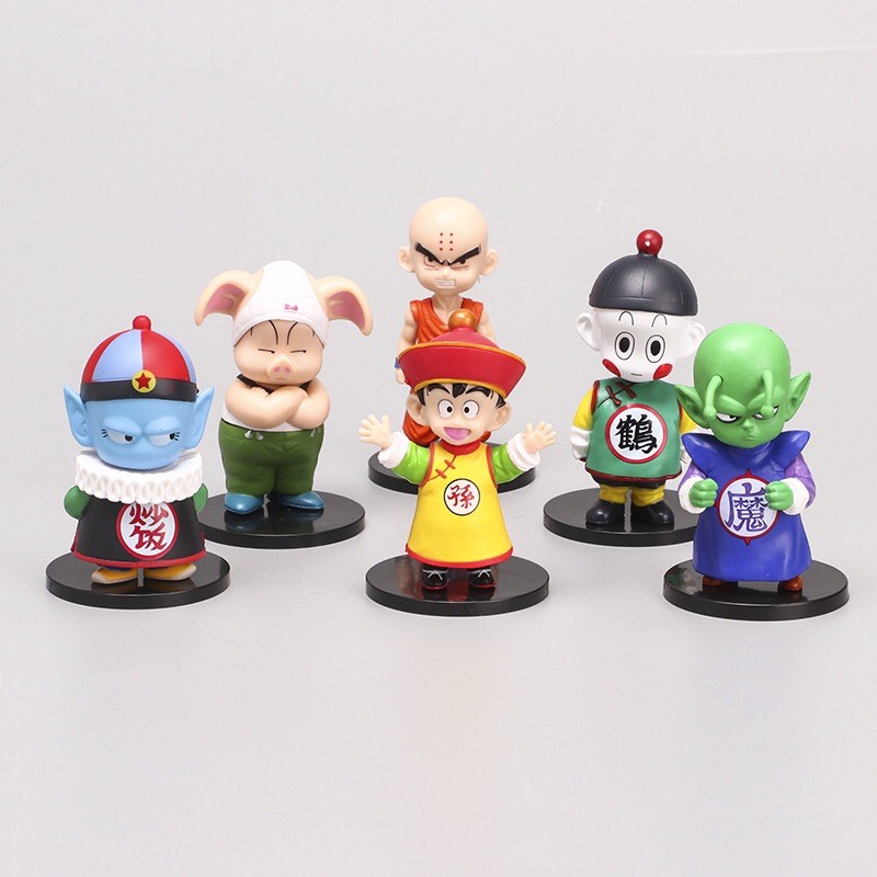 ✨ Set 6 Mô Hình Dragon Balls Son Goku QVersion ✨ 10cm