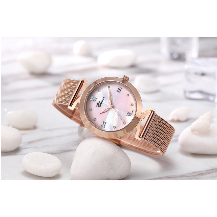 [CHÍNH HÃNG] Đồng hồ nữ CHENXI CX091M dây Titanium nhuyễn mặt khảm trai sang trọng nữ tính đầy quyến rũ | BigBuy360 - bigbuy360.vn