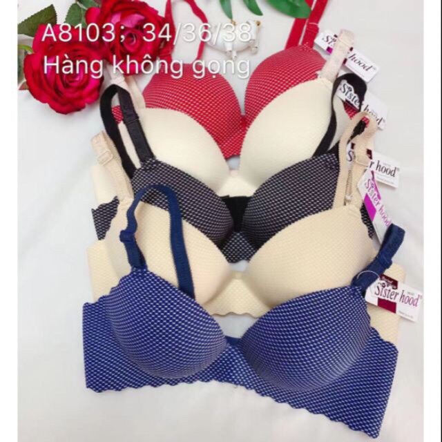 Áo lót đúc in hoa nâng ngực Hàng đẹpmẫu mới nhất