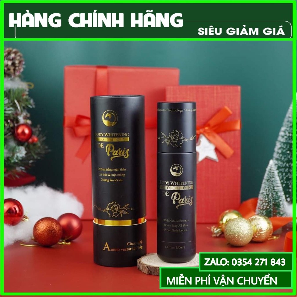 De Paris 150ml - Kem dưỡng thể body Thanh Mộc Hương - Cấp ẩm, dưỡng da trắng hồng rạng rỡ