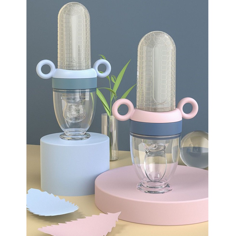 Muỗng Ăn Dặm Bằng Silicone Mềm Kèm Muỗng Tiện Lợi Dành Cho Trẻ Sơ Sinh Mì Cho Ăn bình sữa cho bé sơ sinh