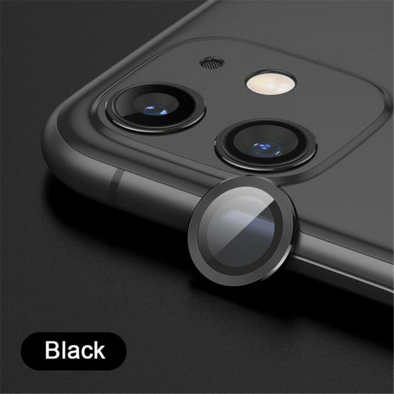 iPhone 13 Pro Max Lens Glass Metal Ring Tempered Glass Full Cover Camera Protector For iPhone 12Pro Max 13 12Mini Protective Cap