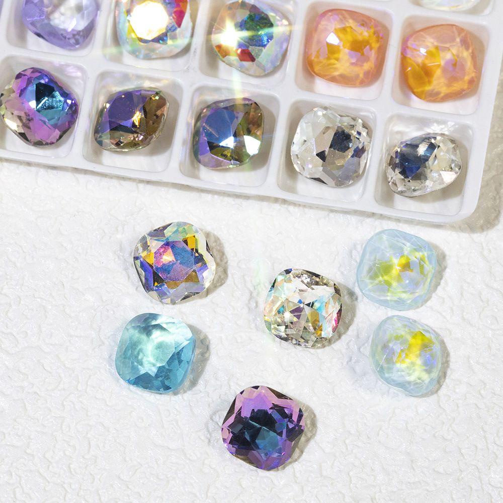 Miếng Dán Trang Trí Móng Tay Nghệ Thuật|Phụ Kiện Trang Trí Móng Tay Họa Tiết Da Báo 8mm Charms