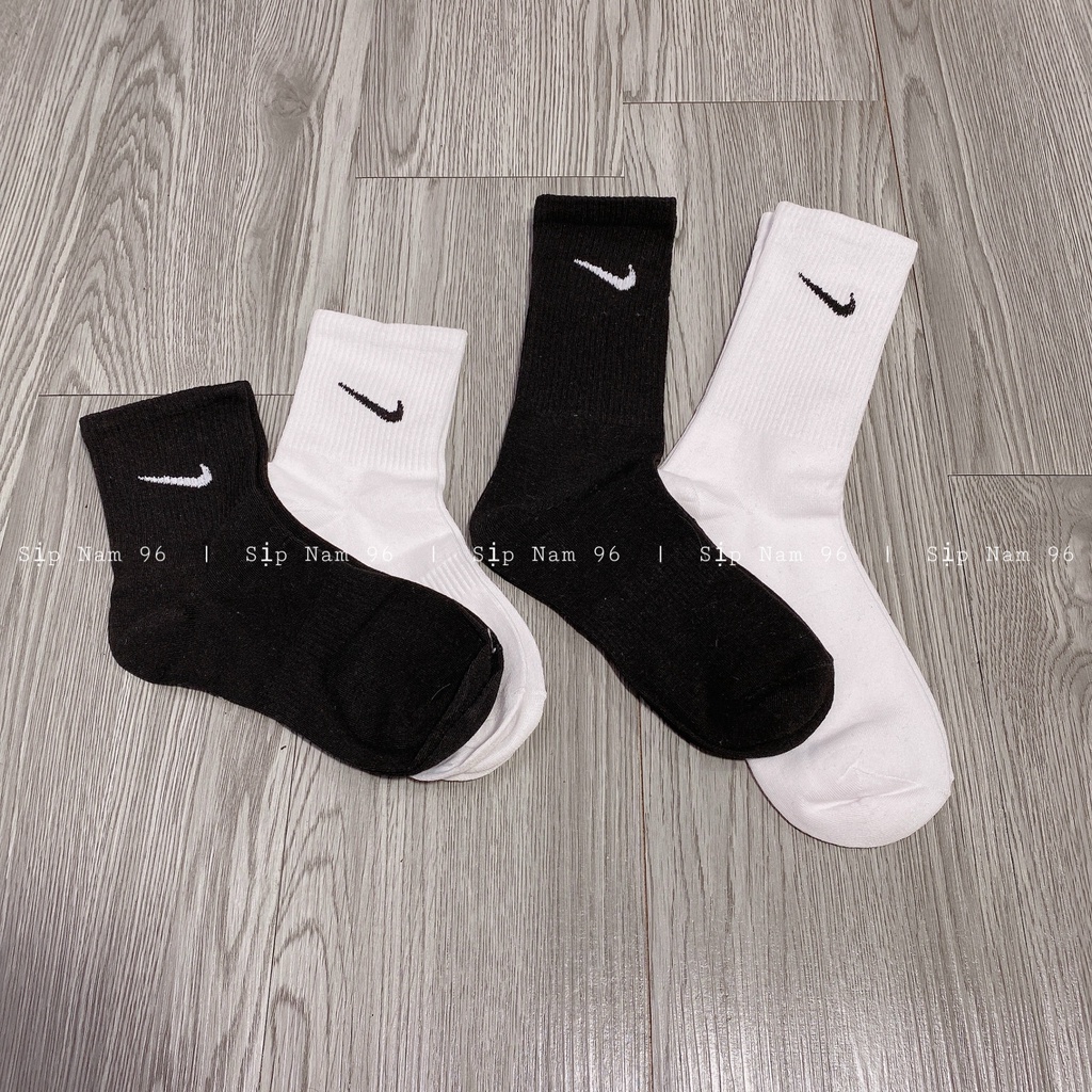 Tất vớ thể thao nam nữa cổ cao chất vải cotton siêu thấm hút mồ hôi WIND NICE