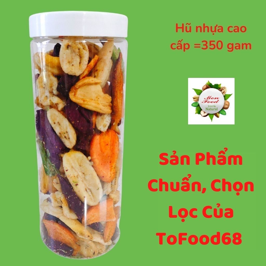 Trái Cây Thập Cẩm Sấy Khô, Hoa Quả Sấy, Rau Củ Sấy Loại 1 Siêu Ngon Không Vỡ Vụn Đủ Vị, ToFood86