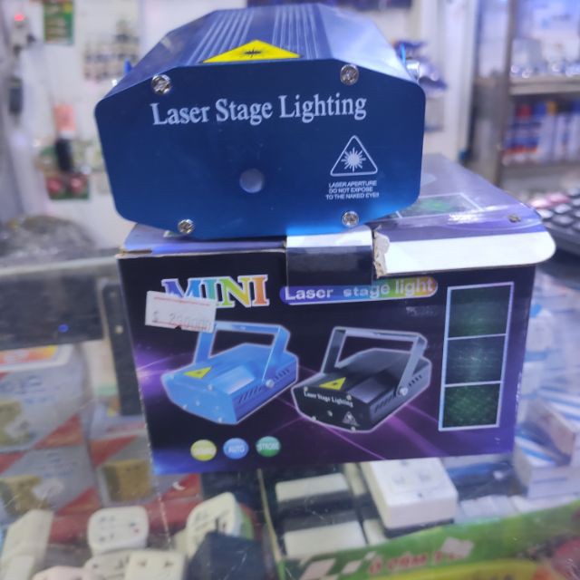 Đèn Chiếu Laser Vũ Trường Cảm Biến Âm Thanh. Đèn Chiếu Sao . Đèn chiếu Laze mini, quán caffe, nhà hàng, đám cưới...
