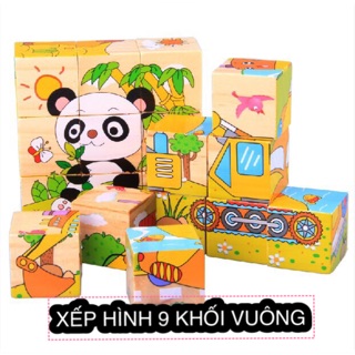 XẾP HÌNH 9 KHỐI VUÔNG (NHỎ)
