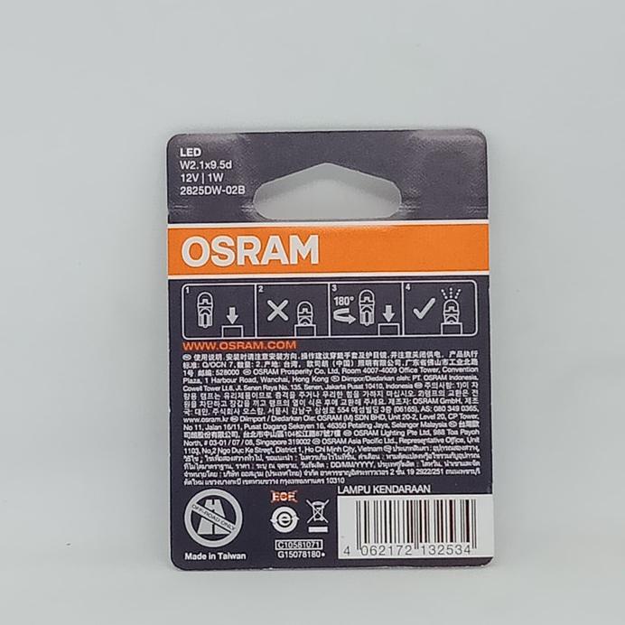 Đèn led Osram t10 (đèn và biển số) l01