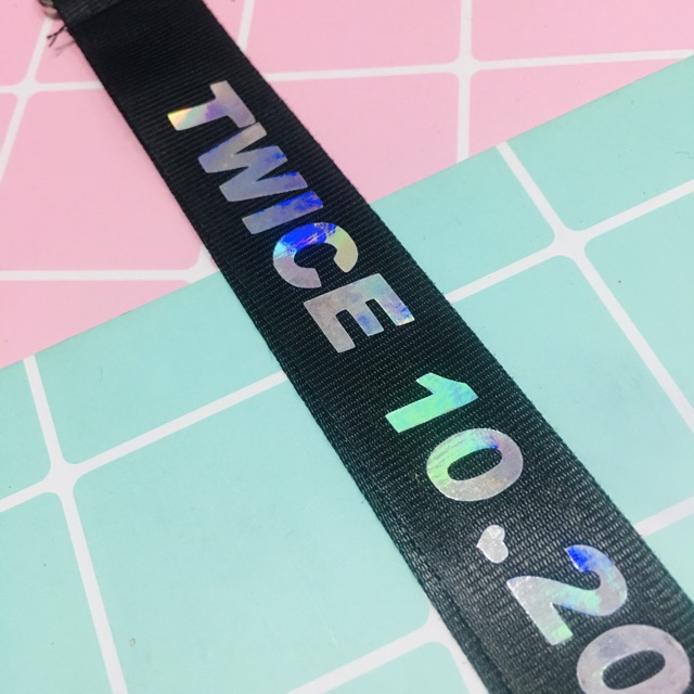 Nametag kpop , dây strap KPOP