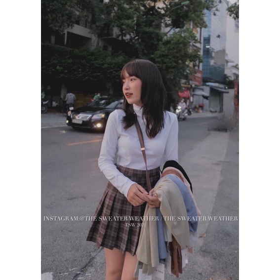 (Ảnh thật) Áo thun tăm cổ leo dài tay tag Free the.sweaterweather TSW | BigBuy360 - bigbuy360.vn