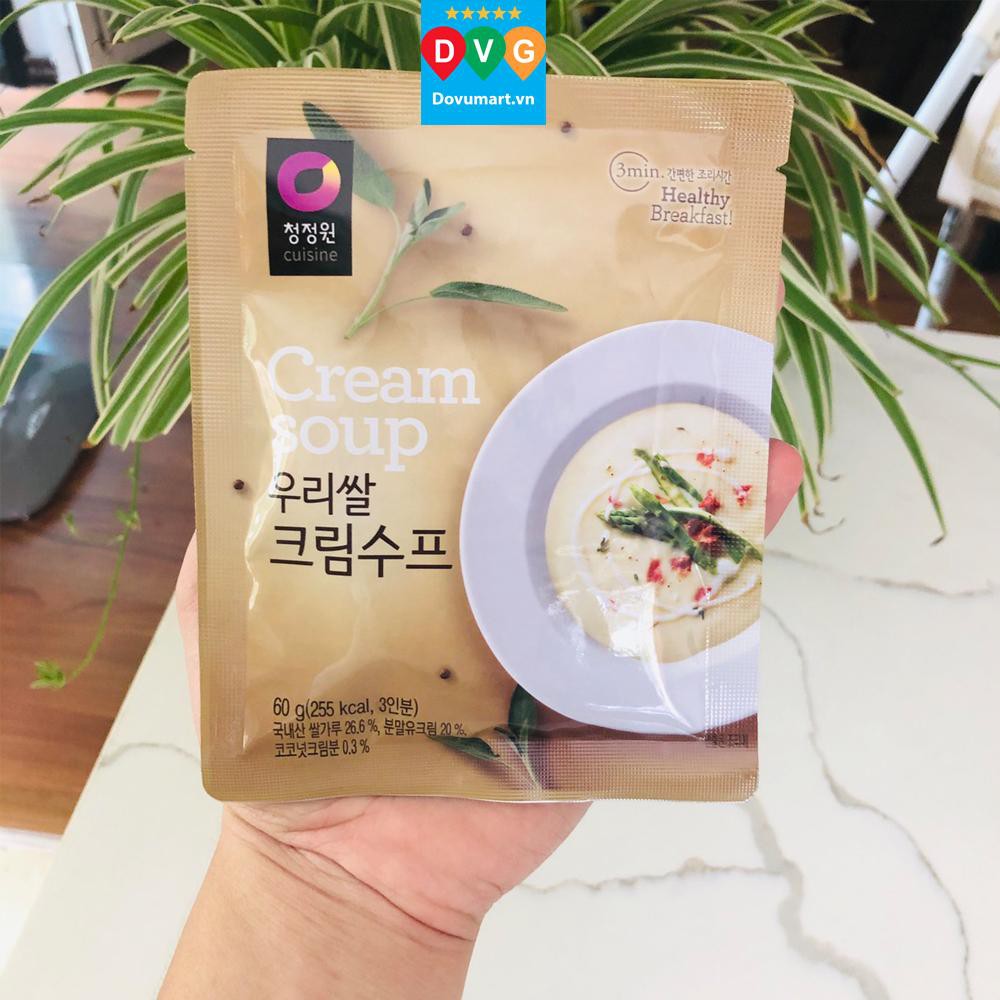 Súp Kem Ăn Liền Hàn Quốc ( Cream Soup) Daesang 60g ( 255 kcal)