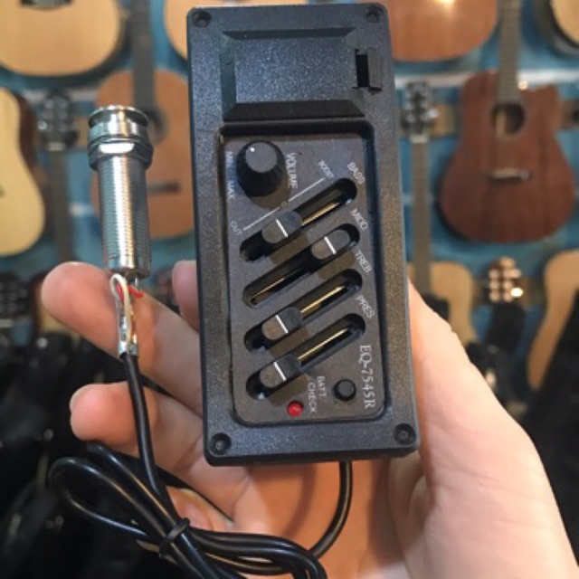 Trọn gói lắp đặt EQ kết nối đàn Guitar ra loa 7545R mẫu mới.