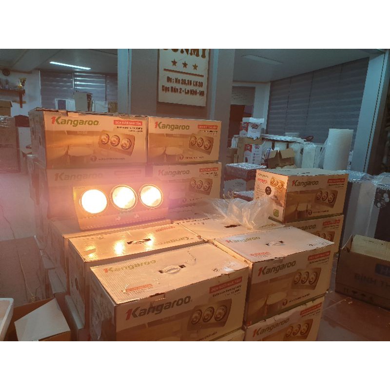 Đèn sưởi nhà tắm Kangaroo KG3BH01 825W- hàng trưng bày cty thanh lý