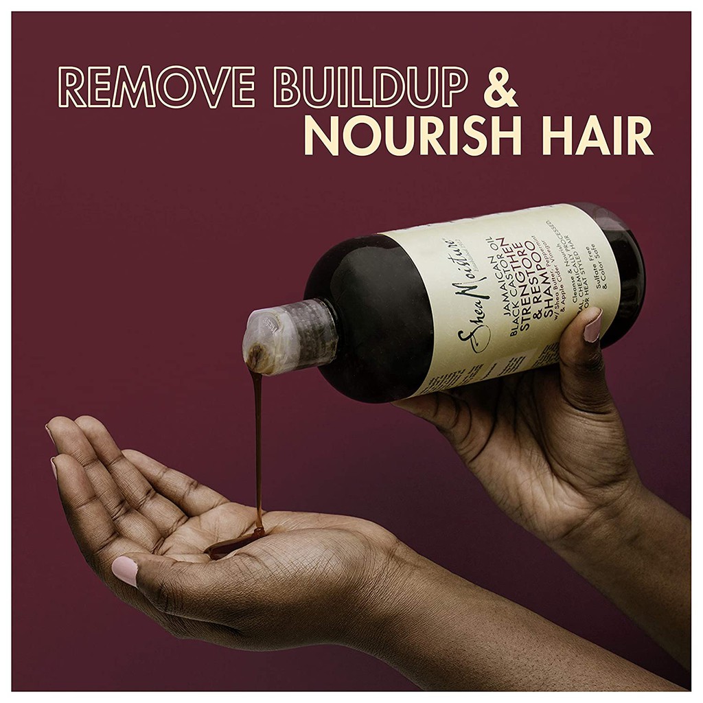 Dầu gội Shea Moisture Jamaican Black Castor Oil 384ml